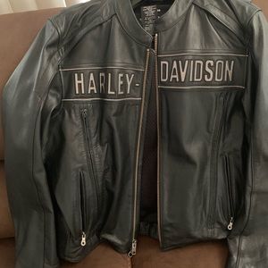 Men’s Leather Harley Davidson Riding Jacket